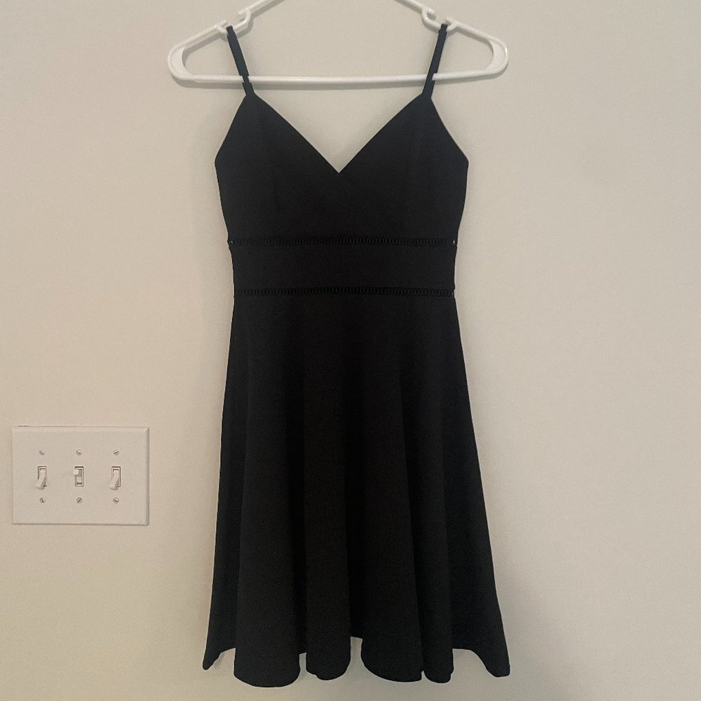 Jun & Ivy Black Mini Dress